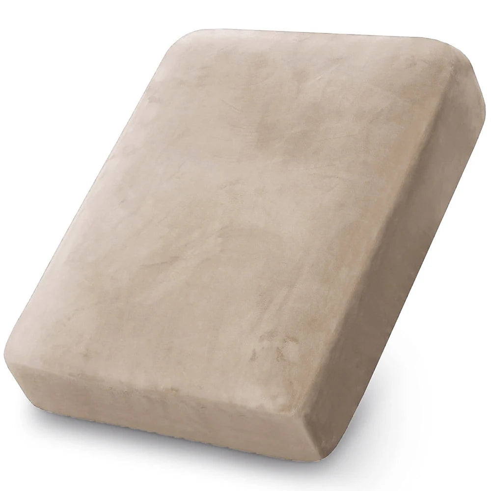 Velvet Soft Patio Sofa Covers Stretchy Sofa Sectional Covers Removable Seat Cushion Case for Outdoor Garden Home Decor