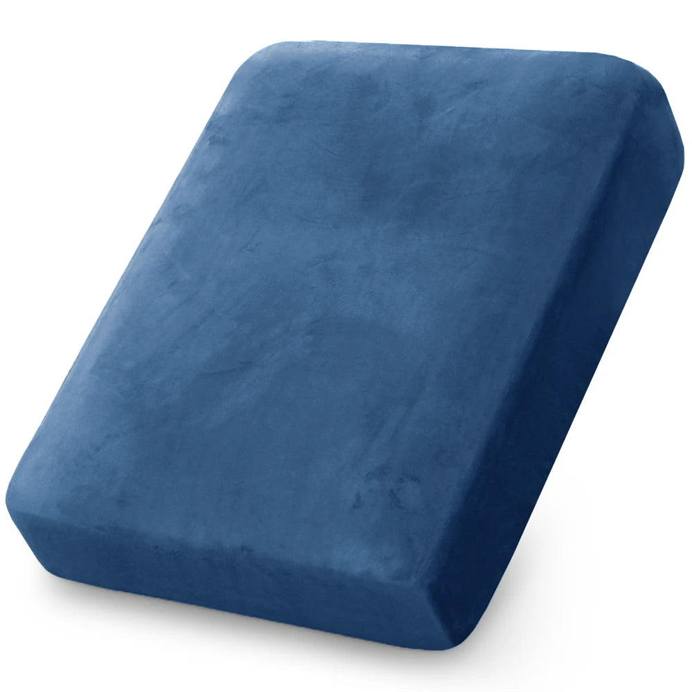 Velvet Soft Patio Sofa Covers Stretchy Sofa Sectional Covers Removable Seat Cushion Case for Outdoor Garden Home Decor