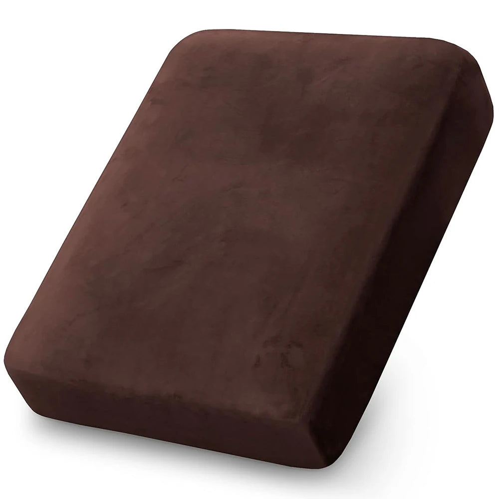 Velvet Soft Patio Sofa Covers Stretchy Sofa Sectional Covers Removable Seat Cushion Case for Outdoor Garden Home Decor